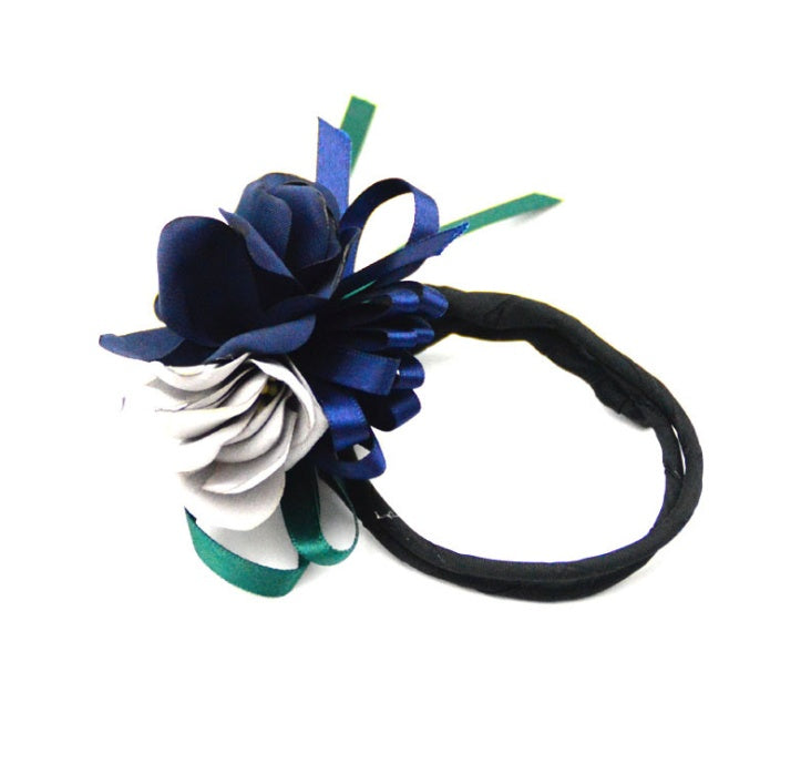 Bun Hair Half Bun Pearl Flower Hair Plate Hair Elastic Korean Styling Headdress Hair Accessories Bun Hair Half Bun Pearl Flower Hair Plate Hair Elastic Korean Styling Headdress Hair Accessories
